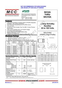 SK34A-TP Datasheet Cover