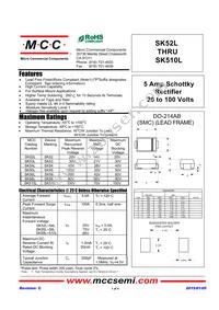 SK58L-TP Datasheet Cover