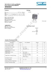 SKI03021 Datasheet Cover