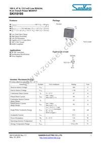 SKI10195 Datasheet Cover