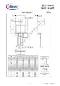 SKP10N60AXKSA1 Datasheet Page 11