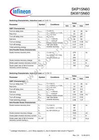 SKP15N60XKSA1 Datasheet Page 4