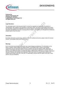 SKW30N60HSFKSA1 Datasheet Page 14