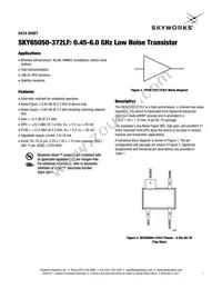 SKY65050-372LF Datasheet Cover