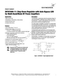 SKY87000-11-001 Datasheet Cover