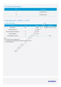 SL-B8R5C9H1AWW Datasheet Page 3