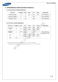 SL-B8T7NK0L2WW Datasheet Page 5