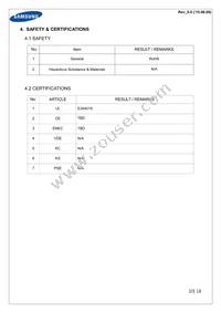 SL-B8T7NK0L2WW Datasheet Page 10
