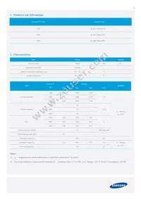 SL-B8U7NK0L2WW Datasheet Page 3