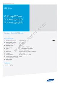 SL-LA1425003US Datasheet Cover