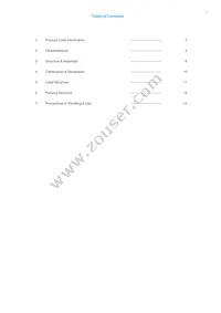 SL-PGQ2W53MBWW Datasheet Page 2