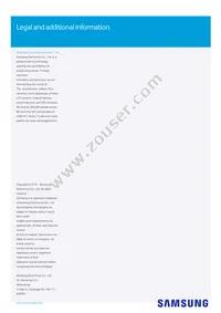 SL-PGQ2W53MBWW Datasheet Page 15