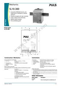 SL10.305 Datasheet Page 5