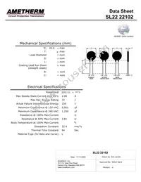 SL22 22102-B Datasheet Cover