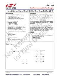 SL2305SC-1T Datasheet Cover