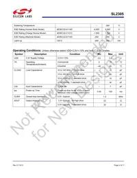 SL2305SC-1T Datasheet Page 4