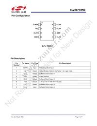 SL23EP04NZZI-1T Datasheet Page 2