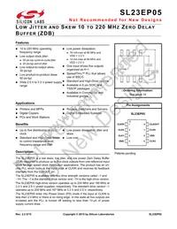 SL23EP05BSI-1HT Datasheet Cover