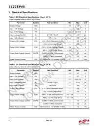 SL23EP05BSI-1HT Datasheet Page 4