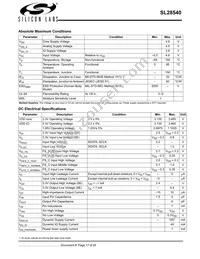 SL28540ALCT Datasheet Page 17