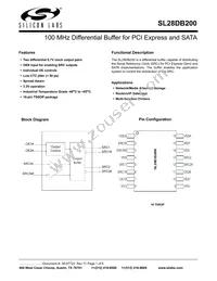 SL28DB200AZIT Datasheet Cover