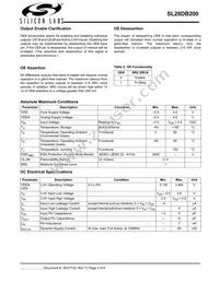 SL28DB200AZIT Datasheet Page 3