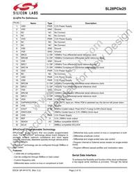 SL28PCIE25ALCT Datasheet Page 2