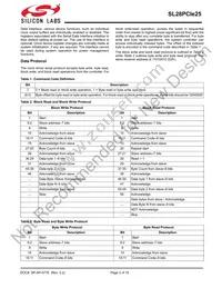 SL28PCIE25ALCT Datasheet Page 3