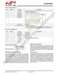 SL28PCIE25ALCT Datasheet Page 8
