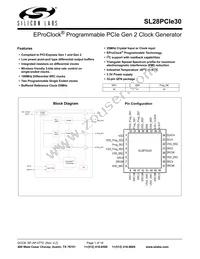 SL28PCIE30ALIT Datasheet Cover