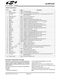 SL28PCIE30ALIT Datasheet Page 2