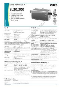 SL30.300 Datasheet Cover