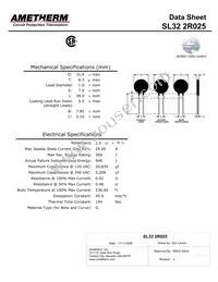 SL32 2R025-B Datasheet Cover