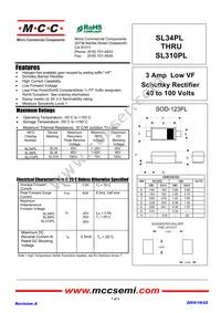 SL36PL-TP Datasheet Cover