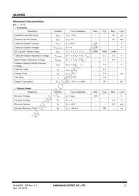 SLA4052 Datasheet Page 2