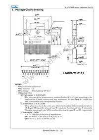 SLA7073MS Datasheet Page 9
