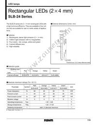 SLB-24VR3F Datasheet Cover