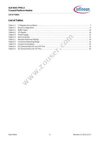 SLB9665XT20FW560XUMA2 Datasheet Page 5