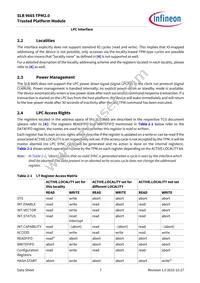 SLB9665XT20FW560XUMA2 Datasheet Page 7