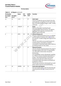 SLB9665XT20FW560XUMA2 Datasheet Page 11