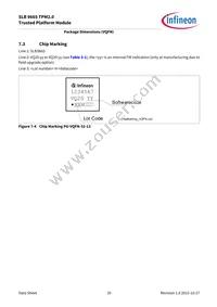 SLB9665XT20FW560XUMA2 Datasheet Page 20