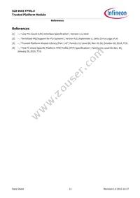 SLB9665XT20FW560XUMA2 Datasheet Page 21