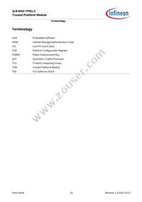 SLB9665XT20FW560XUMA2 Datasheet Page 22