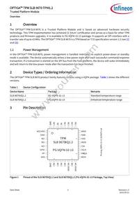 SLB9670VQ12FW641XUMA1 Datasheet Page 5