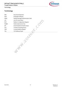 SLB9670VQ12FW641XUMA1 Datasheet Page 16