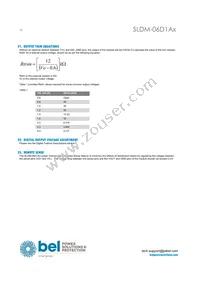 SLDM-06D1ALR Datasheet Page 18