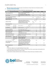 SLDN-06D1ALG Datasheet Page 3