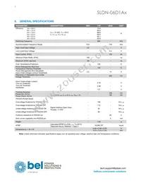 SLDN-06D1ALG Datasheet Page 4