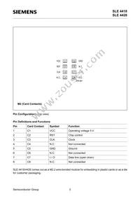 SLE 4428 M2.2 Datasheet Page 5