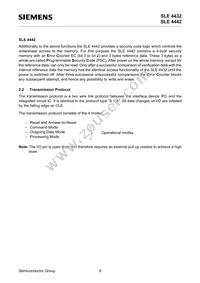 SLE 4442 M3.2 Datasheet Page 11